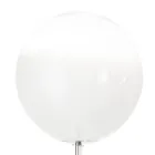 Lámpara de pie Isotta en cristal blanco, fabricada en Italia. viadurini