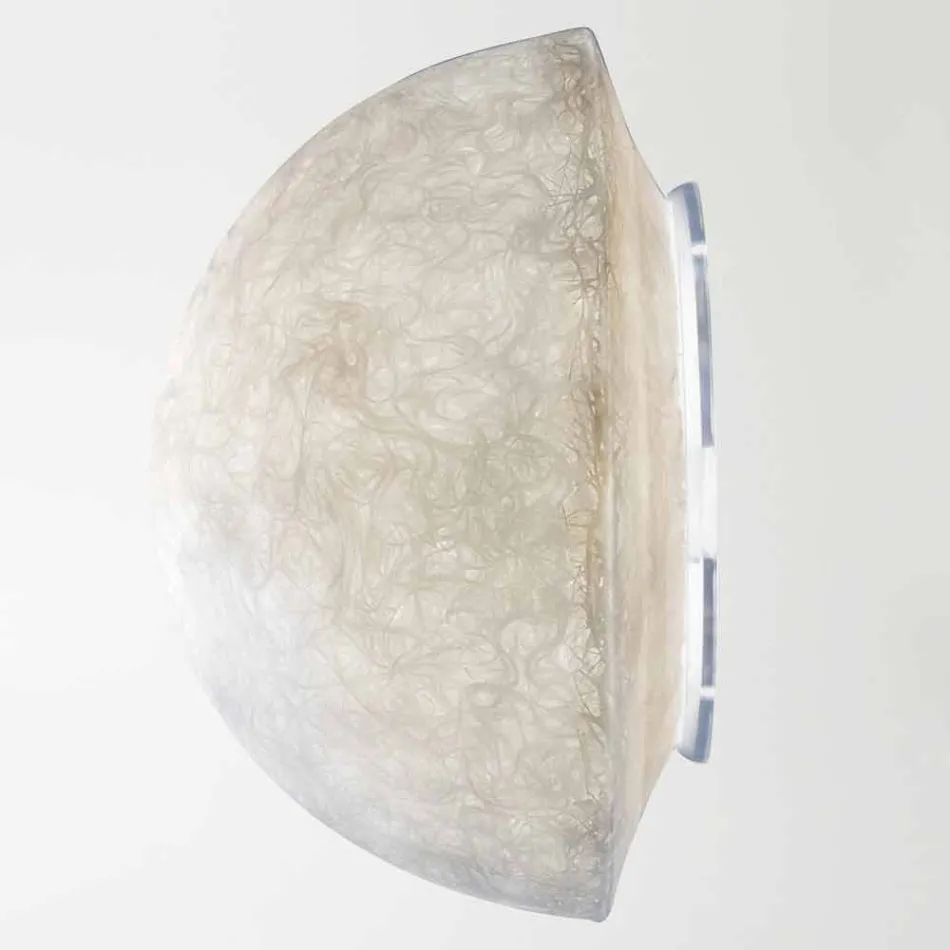 Lámpara de pared de diseño In-es.artdesign Botón en nebulita coloreada viadurini