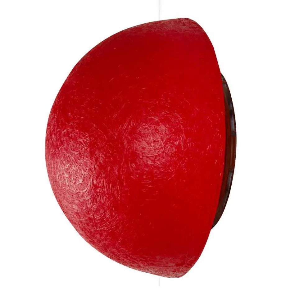 Lámpara de pared de diseño In-es.artdesign Botón en nebulita coloreada viadurini