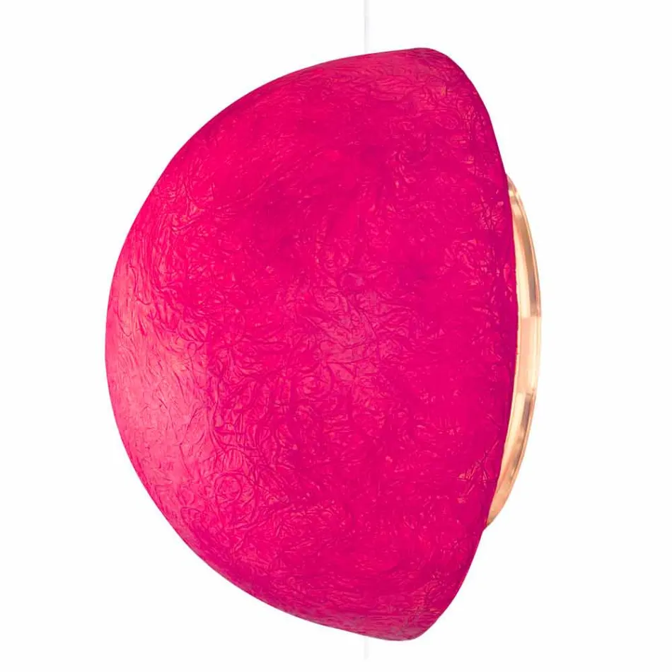 Lámpara de pared de diseño In-es.artdesign Botón en nebulita coloreada viadurini