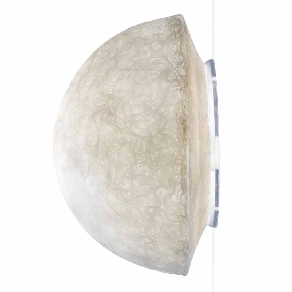 Lámpara de pared de diseño In-es.artdesign Botón en nebulita coloreada viadurini