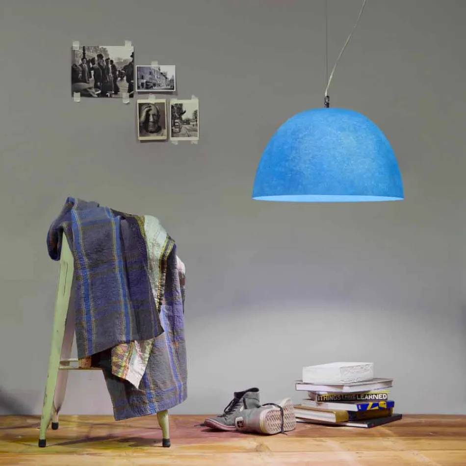 Lámpara de suspensión de diseño In-es.artdesign H2o Colored nebulite viadurini