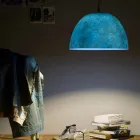 Lámpara de suspensión de diseño In-es.artdesign H2o Colored nebulite viadurini