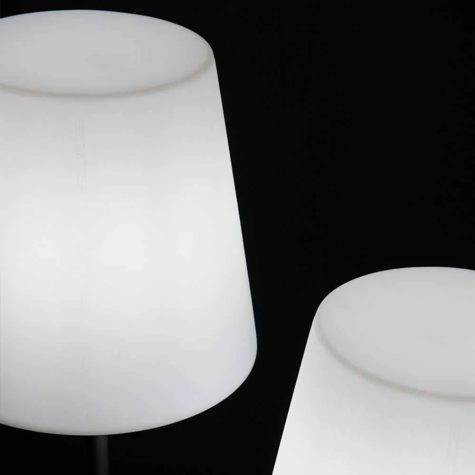 Lámpara de pie de diseño Ali Baba Steel Slide metal fabricado en Italia viadurini