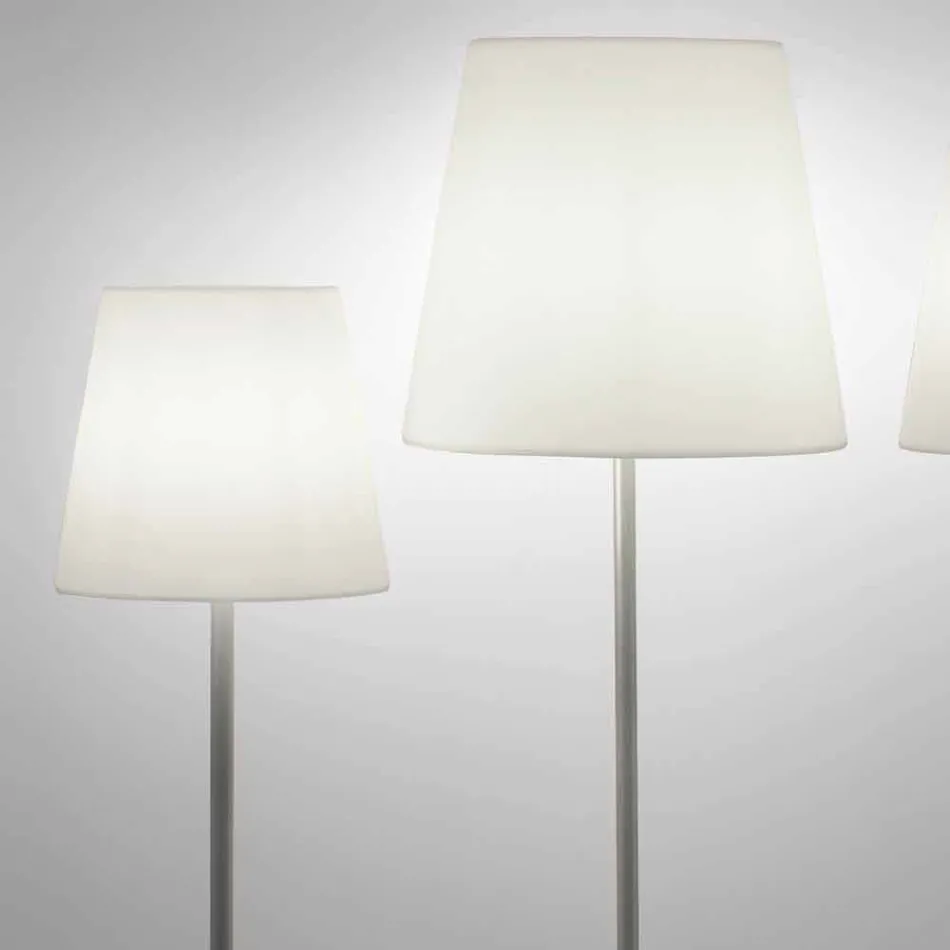 Lámpara de pie de diseño Ali Baba Steel Slide metal fabricado en Italia viadurini