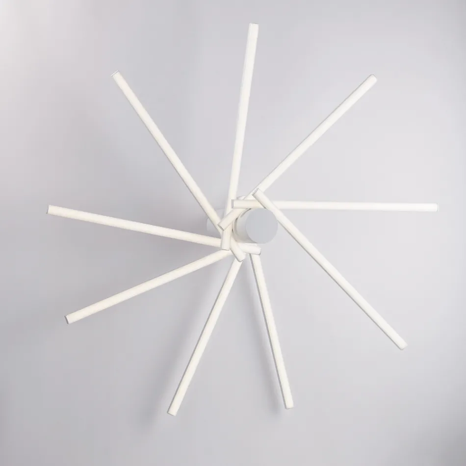 Lámpara de diseño de vidrio y metal fabricada en Italia para una decoración elegante - Idra viadurini