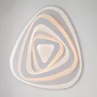 Elegante lámpara de cristal y metal fabricada en Italia para interiores refinados - Rigel viadurini