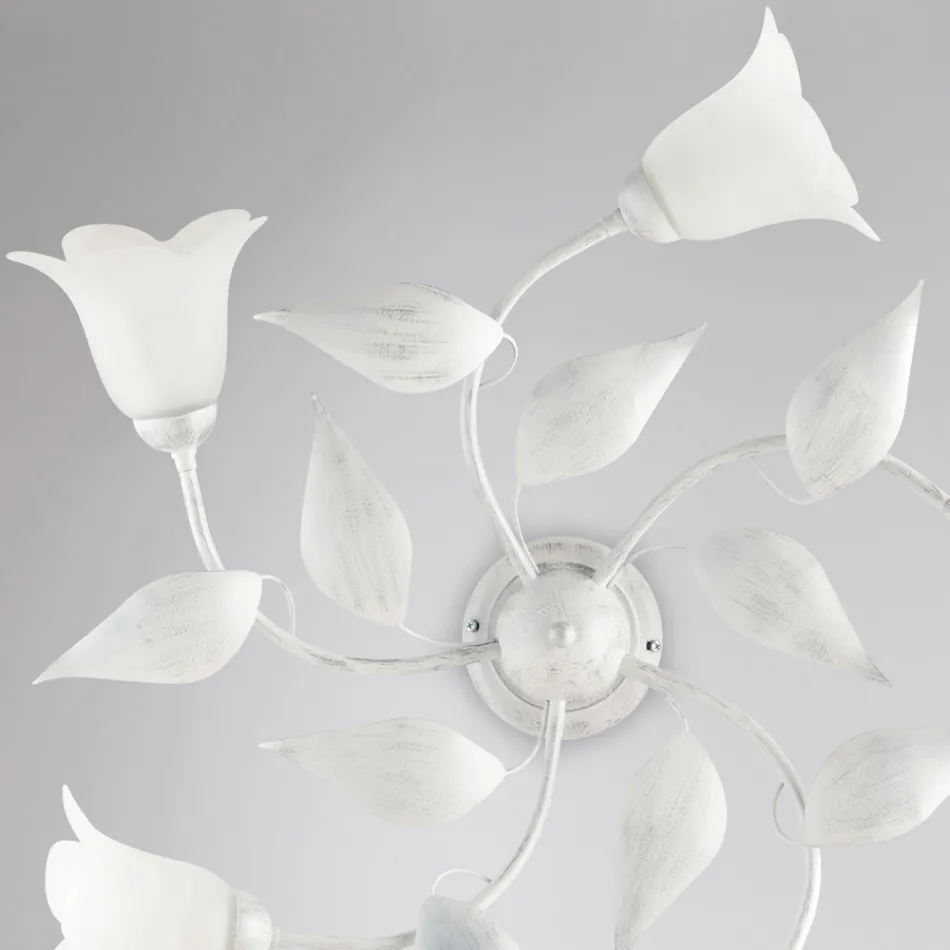 Elegante lámpara de cristal y metal Made in Italy para interiores refinados – Sirio viadurini