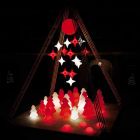 Lámpara decorativa de exterior Slide Lightree, árbol de navidad hecho en Italia. viadurini