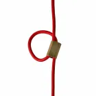 Lámpara en madera de haya y cerámica suspendida fabricada en Italia Asia. viadurini