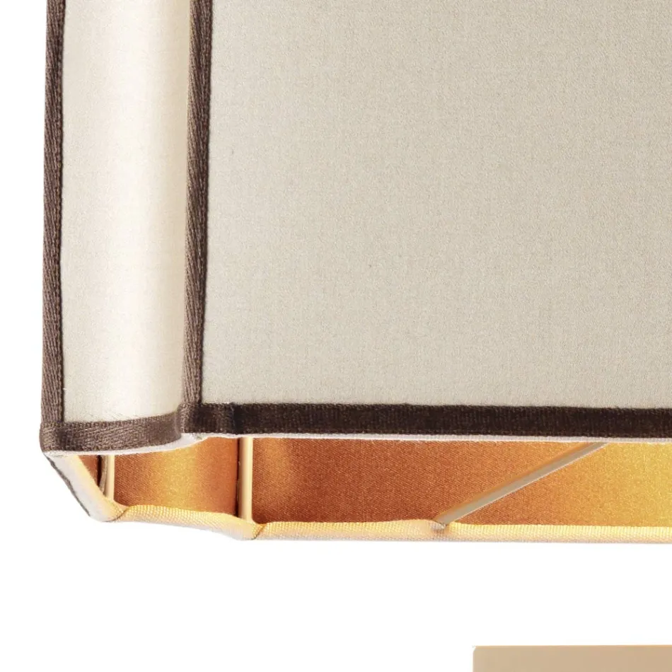 Grilli Zarafa hizo Italia mesita de noche de madera / lámpara de mesa viadurini