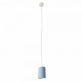 Nebulita y lámpara de suspensión en lana In.es.artdesign Paint Stripe