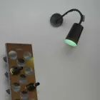 Lámpara de resina de pared In-es.artdesign Pintura con una tabla moderna. viadurini