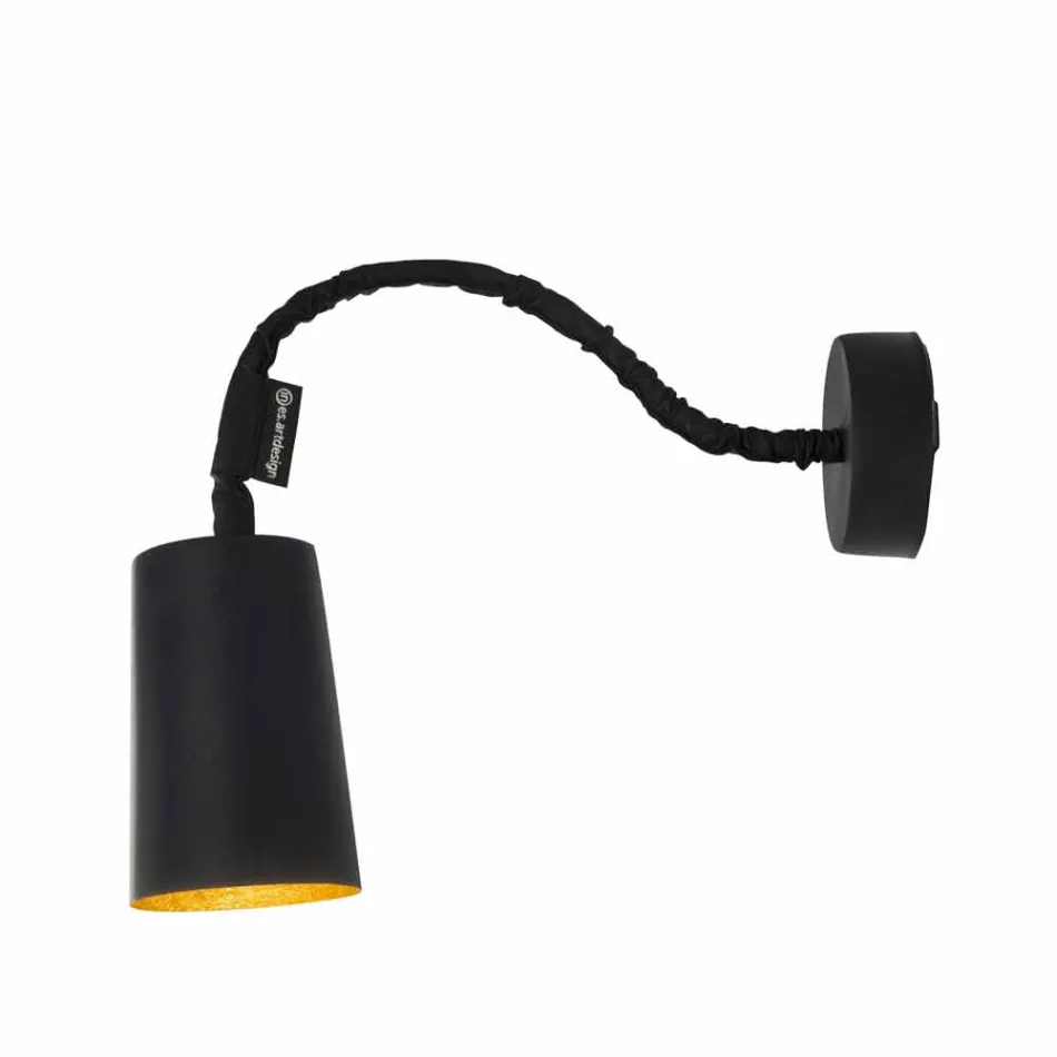 Lámpara de resina de pared In-es.artdesign Pintura con una tabla moderna. viadurini