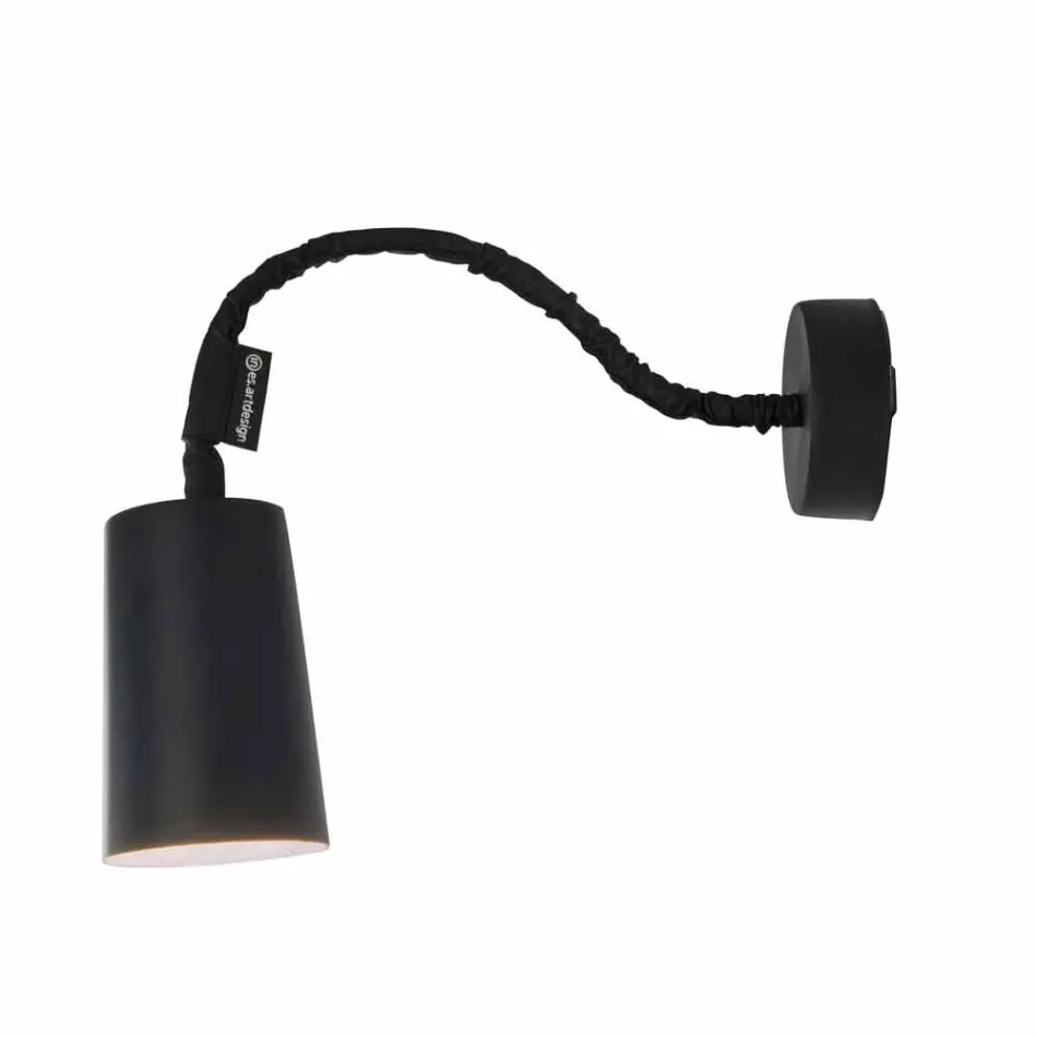 Lámpara de resina de pared In-es.artdesign Pintura con una tabla moderna. viadurini