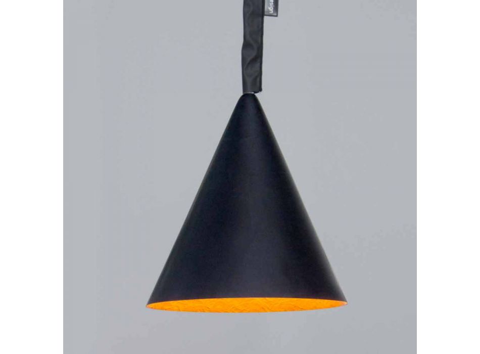 Lámpara colgante de resina In-es.artdesign Jazz Pizarra moderna viadurini