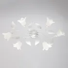 Lámpara de cristal y metal fabricada en Italia para una decoración con estilo – Sirio viadurini