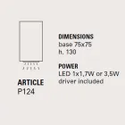 Plafón LED de terracota para exterior, Smith - Toscot viadurini