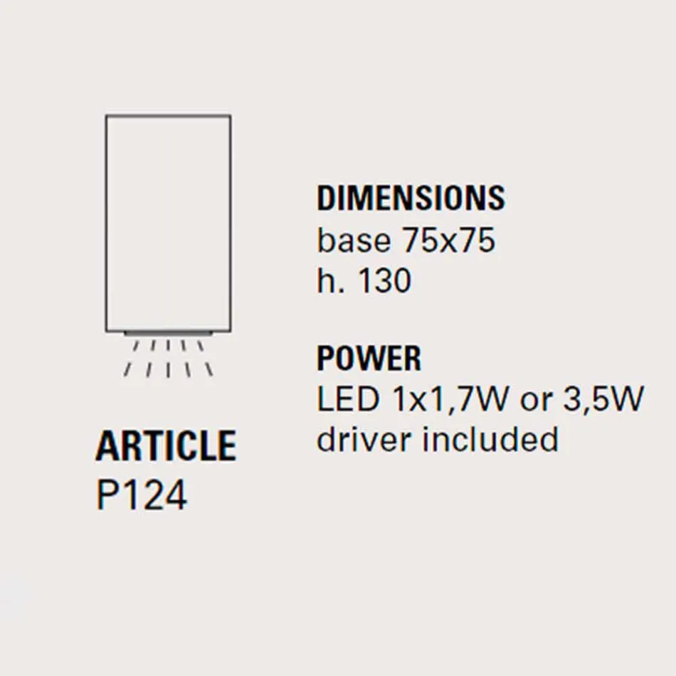 Plafón LED de terracota para exterior, Smith - Toscot viadurini