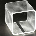 Lámpara Led en Cristal Acrílico Transparente Decoración Laser - Robiola viadurini