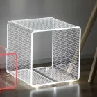 Lámpara Led RGB en Cristal Acrílico Transparente Decoración Láser - Robiola viadurini