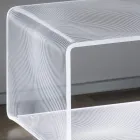 Lámpara LED Luminoso Acrílico Transparente Mesa de Centro Decoración Láser - Robiola viadurini