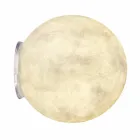 Lámpara de pared moderna In-es.artdesign A. Moon en nebulita viadurini