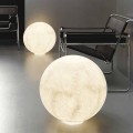 Lámpara de mesa esférica moderna In-es.artdesign Floor Moon nebulite
