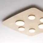 Una moderna lámpara de cristal y metal para una decoración interior con estilo – Kepler viadurini