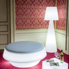 Lámpara de exterior moderna Slide Pivot blanco brillante hecha en Italia viadurini