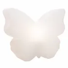 Lámpara para exteriores o interiores, White Butterfly Modern Design - Farfallastar viadurini
