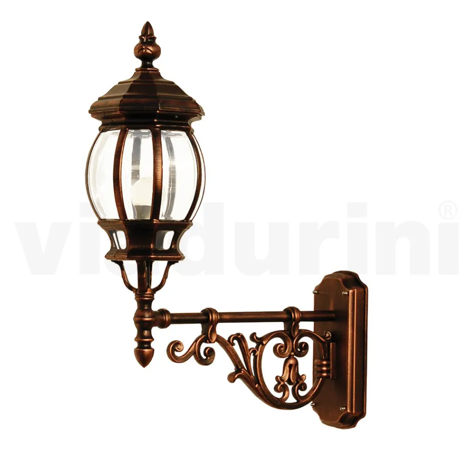 Aplique de exterior en aluminio Made in Italy - Leona viadurini