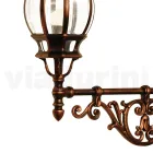 Aplique de exterior en aluminio Made in Italy - Leona viadurini