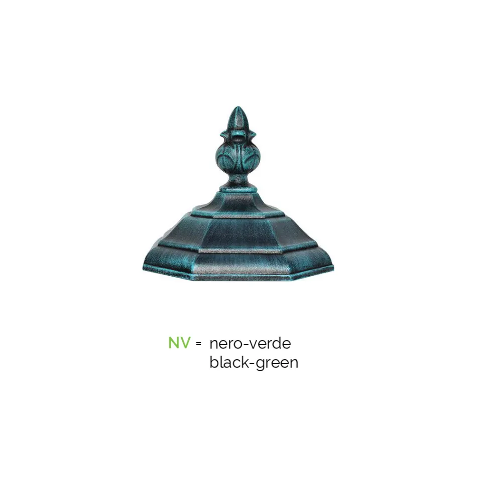 Aplique de exterior en aluminio Made in Italy - Leona viadurini