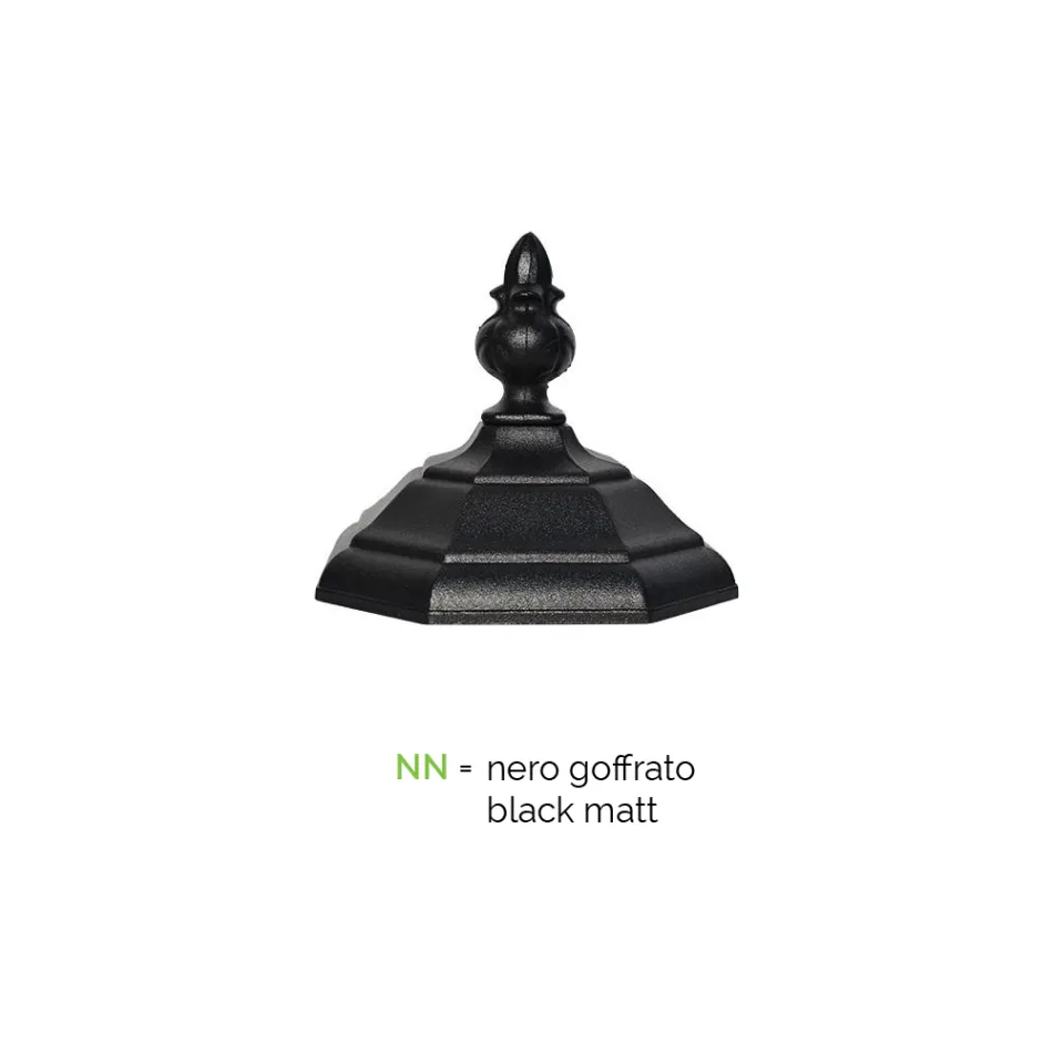 Aplique de exterior en aluminio Made in Italy - Leona viadurini