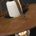 artesanía y cerámica lámpara hacia abajo y metal Kristen Ferroluce viadurini