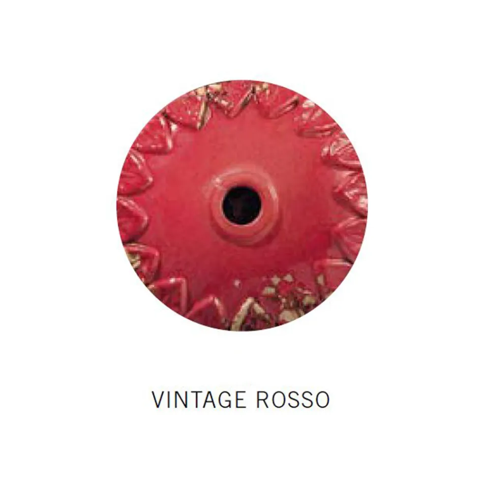 Lámpara de Suspensión Artesanal e Industrial Cerámica y Hierro - Industrial viadurini