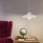 Lámpara de Suspensión en Cerámica Artesanal Decoraciones Mano Vintage - Como viadurini