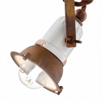 Ajustable cerámica lámpara de suspensión y metal Alayna Ferroluce