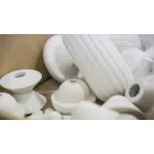 Lámpara colgante de cerámica retro amarilla o verde Made in Italy - Ferroluce Lariat viadurini