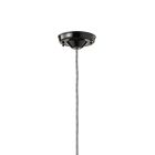 Lámpara de Suspensión en Cerámica Negra y Hierro Diseño Industrial Vintage - Bew viadurini