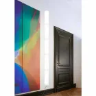 Lámpara Suspendida en Polietileno Blanco y Metal Made in Italy - Asturias viadurini