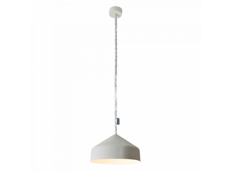 Lámpara suspendida moderna In-es.artdesign Cyrcus Cemento pintado viadurini