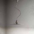 Lámpara suspendida vintage de aluminio Made in Italy - Sassmaòr