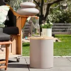 Lámpara de Mesa para Diseño Exterior o Interior con Led, Solar o E27 - Tamburostar viadurini