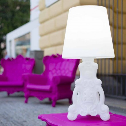 Lámpara de mesa Slide de Lady of Love de diseño luminoso fabricada en Italia. viadurini