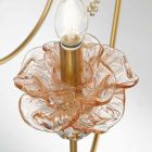 Araña clásica de 18 luces en vidrio, cristal y metal de lujo - Flanders viadurini