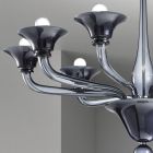 Araña de cristal veneciano 8 luces Made in Italy - Ismail viadurini