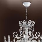 Araña de 8 luces en vidrio veneciano Made in Italy Classic - Florentino viadurini