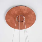 Lámpara de araña de 9 luces en aluminio pintado fino Made in Italy - Flash viadurini